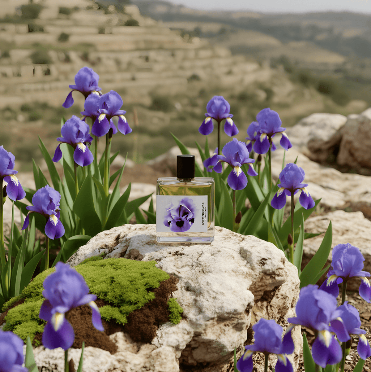 Faqqua Iris: A Scent for Gaza, 30ml Rook Perfumes bottle