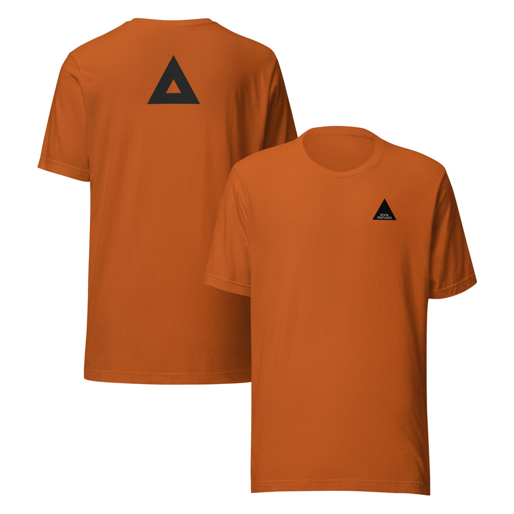 Unisex amber t-shirt by Rook Perfumes featuring a casual design with Heather Clay and amber-inspired graphics.