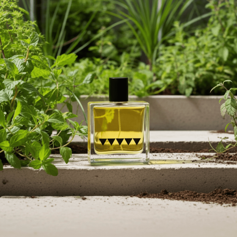 Rook Perfumes Undergrowth Eau de Parfum 50ml bottle with earthy green and brown design, evoking natural scents.